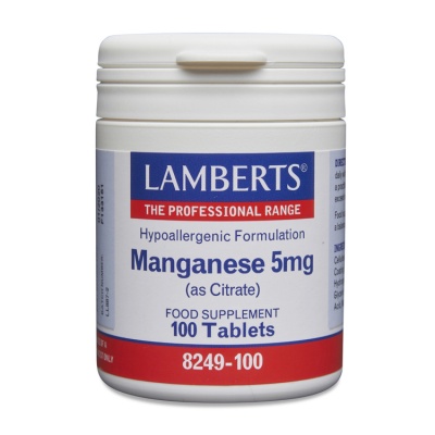 Lamberts Manganese 4mg 100tabs